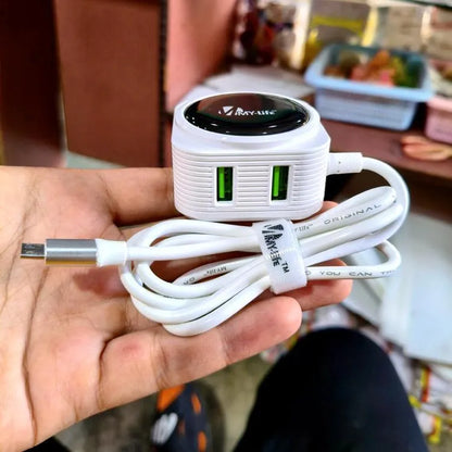 M1 My Life 3.1A Micro Super Fast Charger Led Light Changer Quick Charge